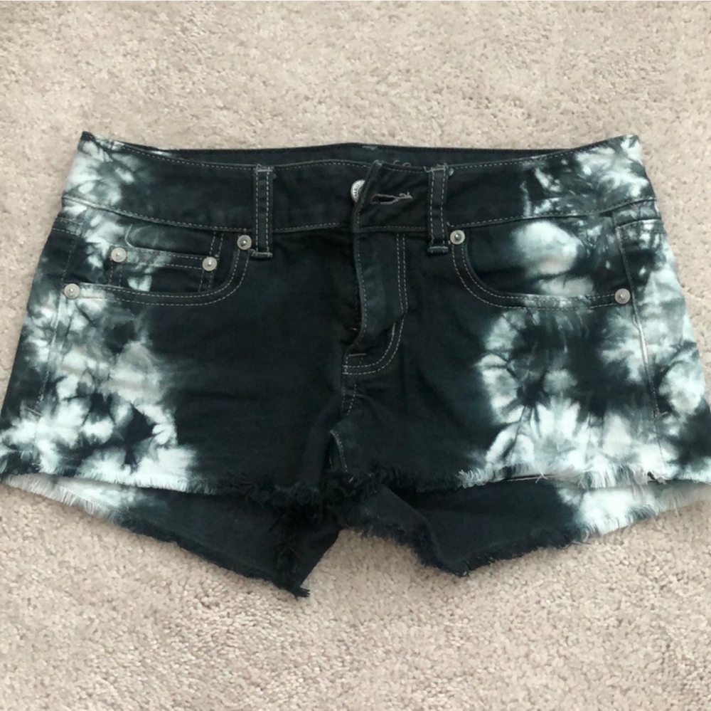 Tie Dye American Eagle Jean Shorts